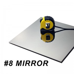 304 8k καθρέφτη από ανοξείδωτο χάλυβα φύλλα για διακόσμηση ανελκυστήρα